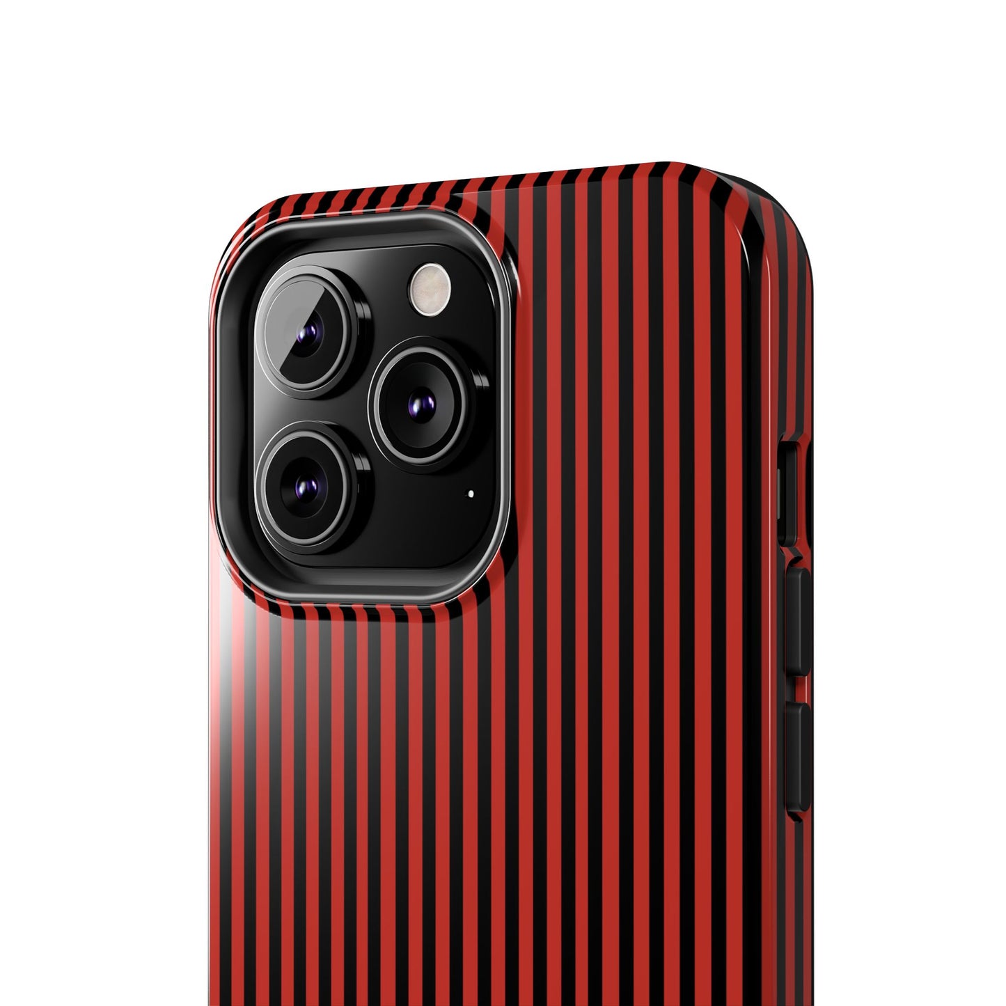 Stripe Red / Black Phone Case