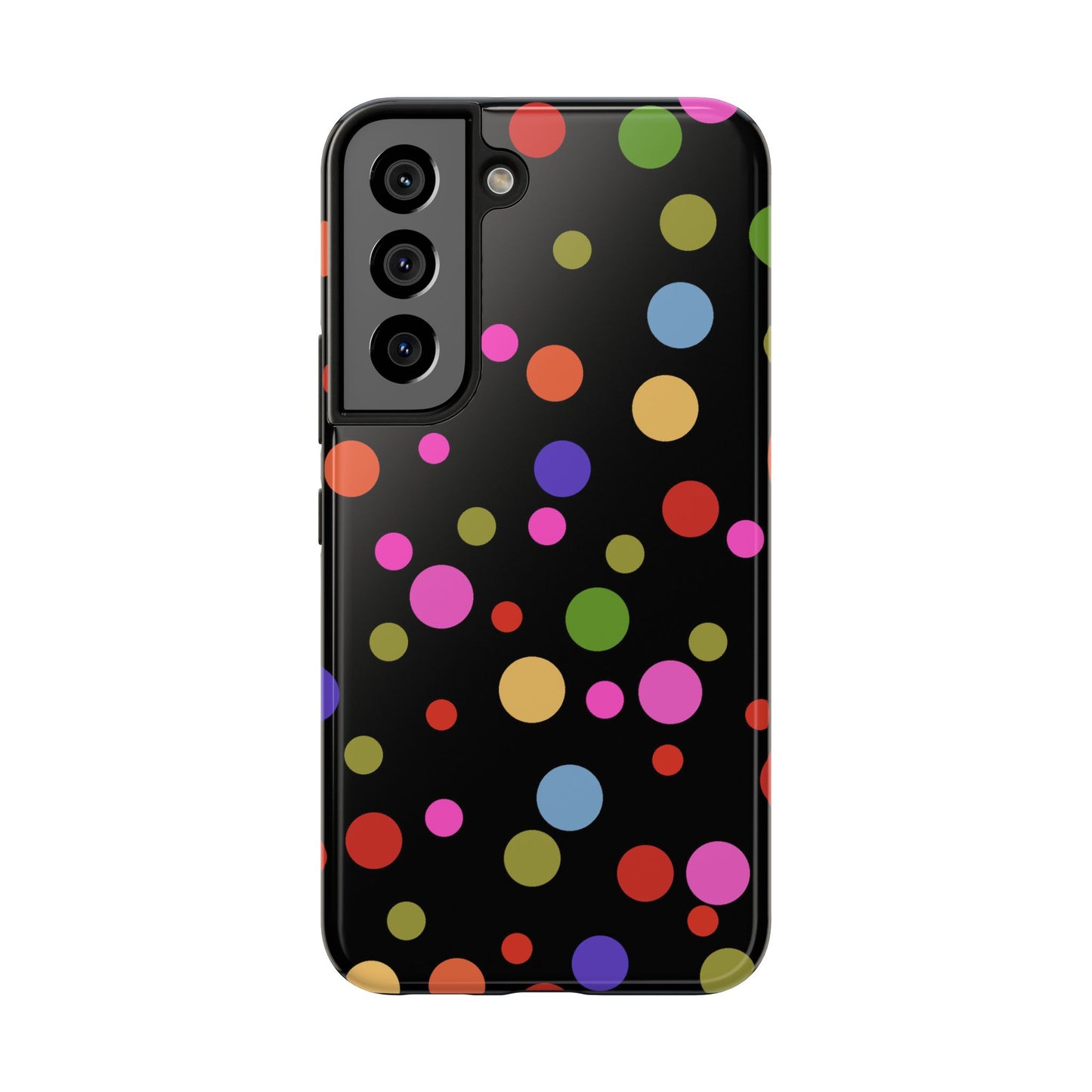 Dot Assortment Black Phone Case