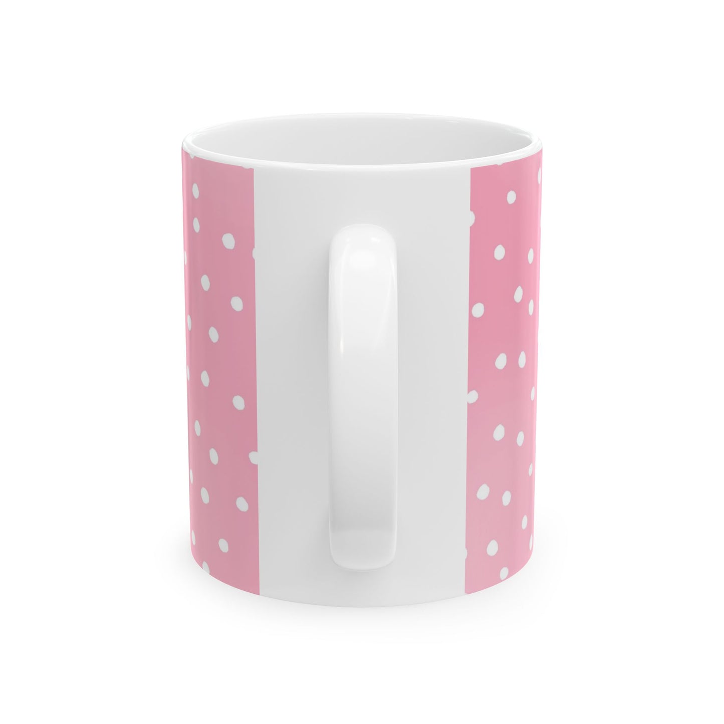 Dinky Dots Pink / White Cup