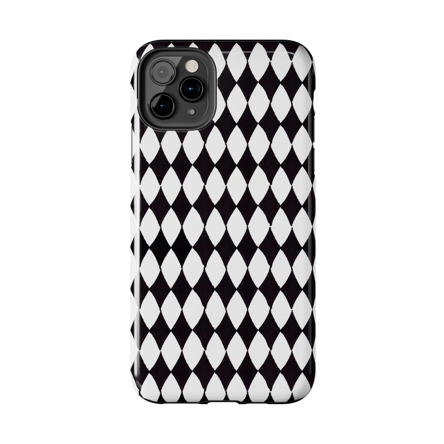 Diamond White / Black Phone Case