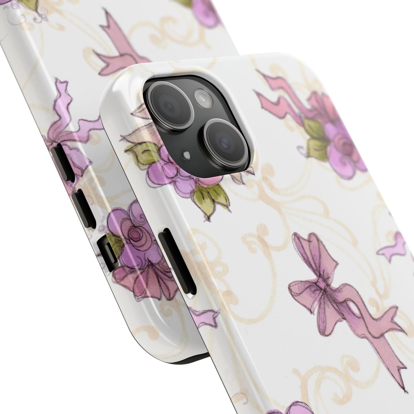 Flower Model Bow Flowers Phone Case