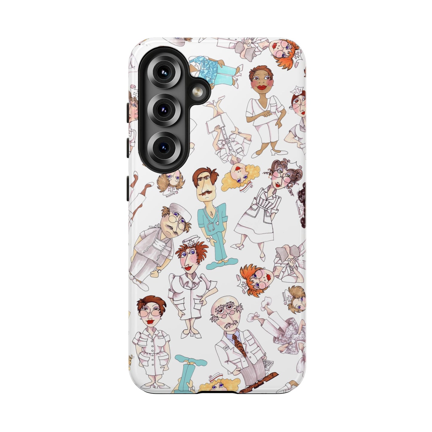 Happy Staff White Phone Case