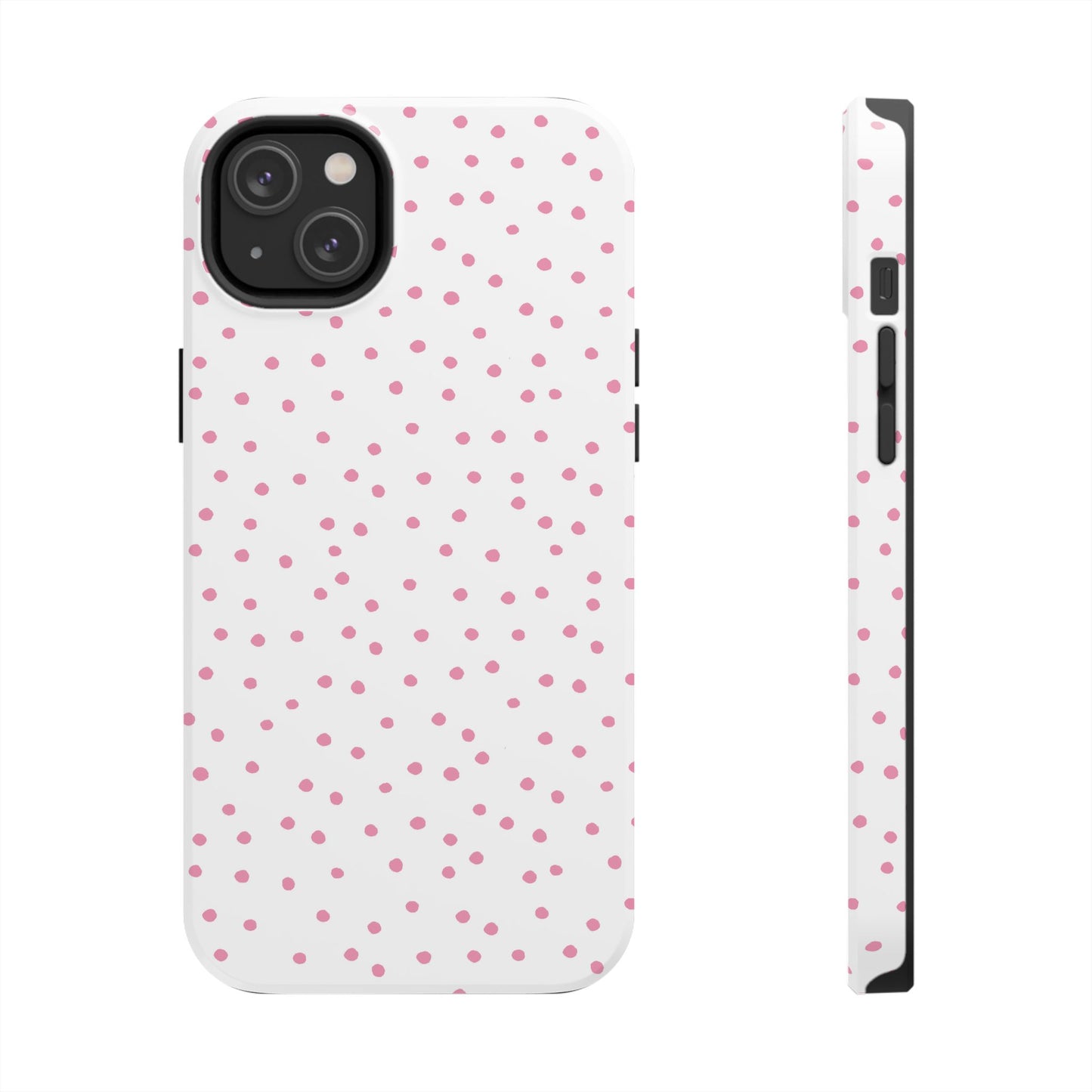 Dinky Dots White / Pink Phone Case