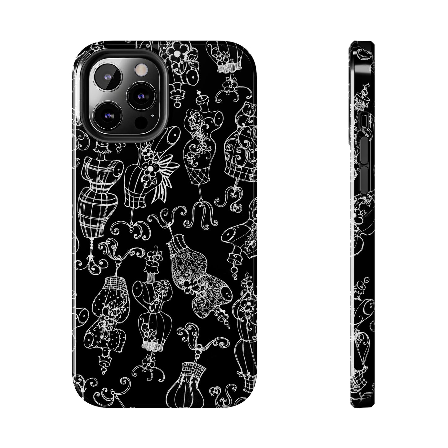 Mannequinique Black / White Phone Case