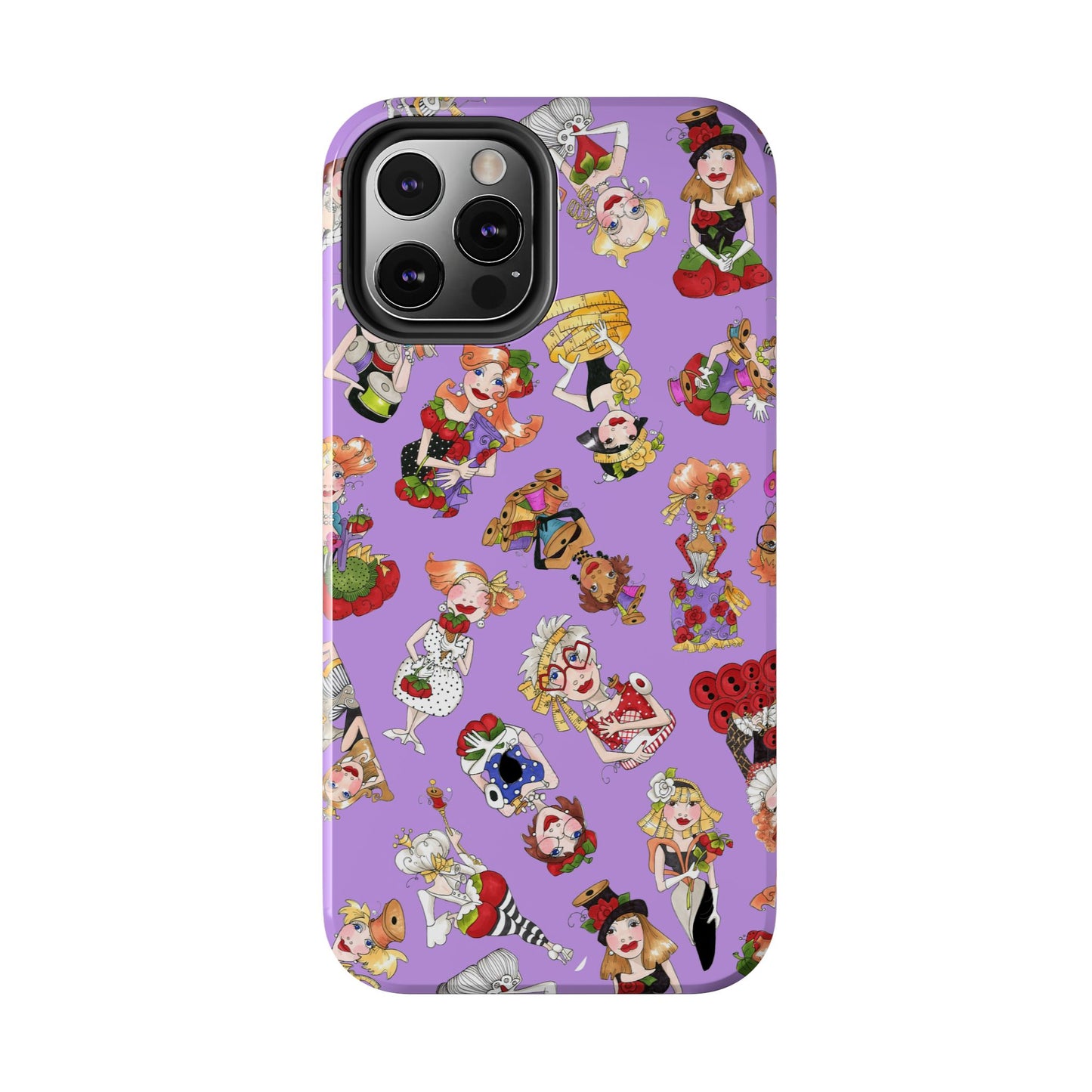 Curious Toss Purple Phone Case