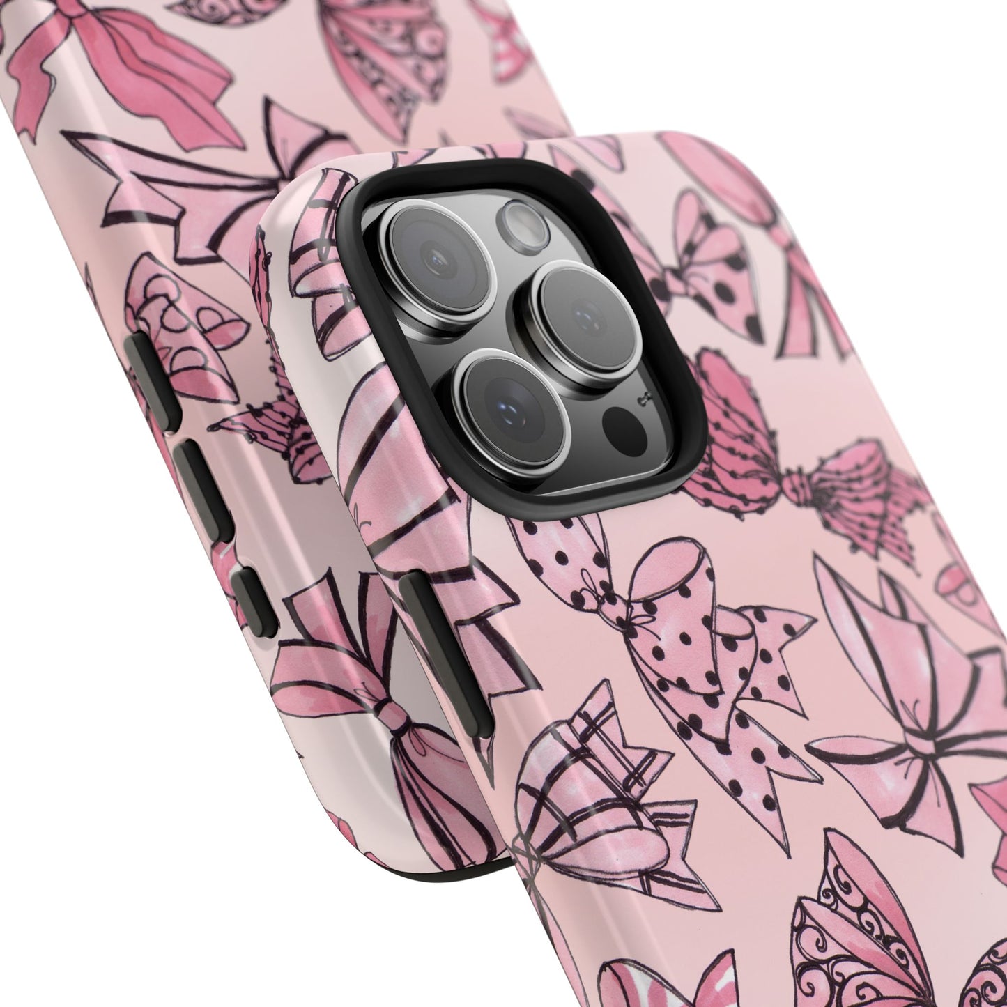 Blushing Bows Pink Sky Phone Case