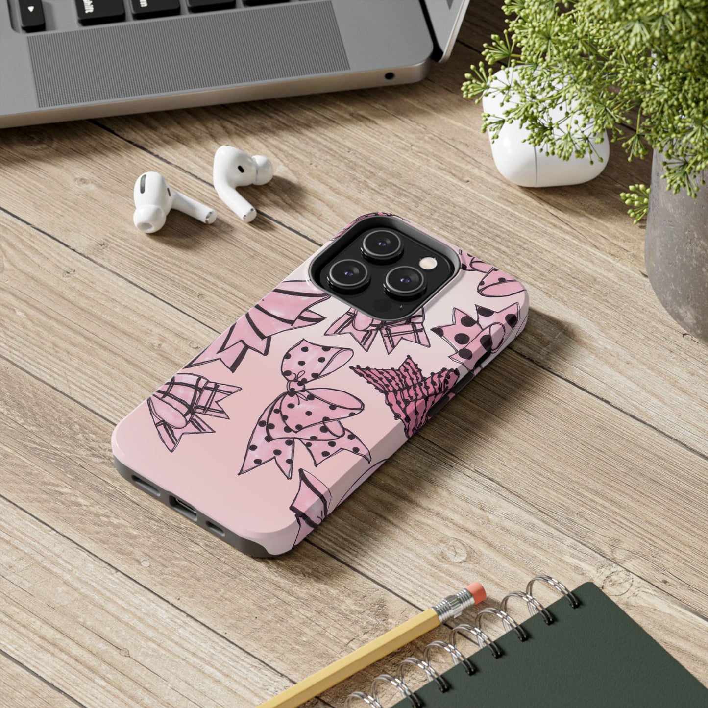 Cat Bows Pink Phone Case