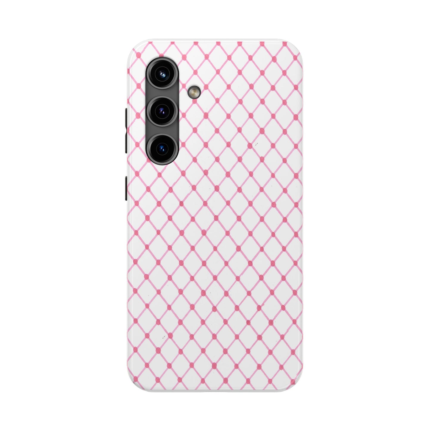 Diamond White / Pink Phone Case