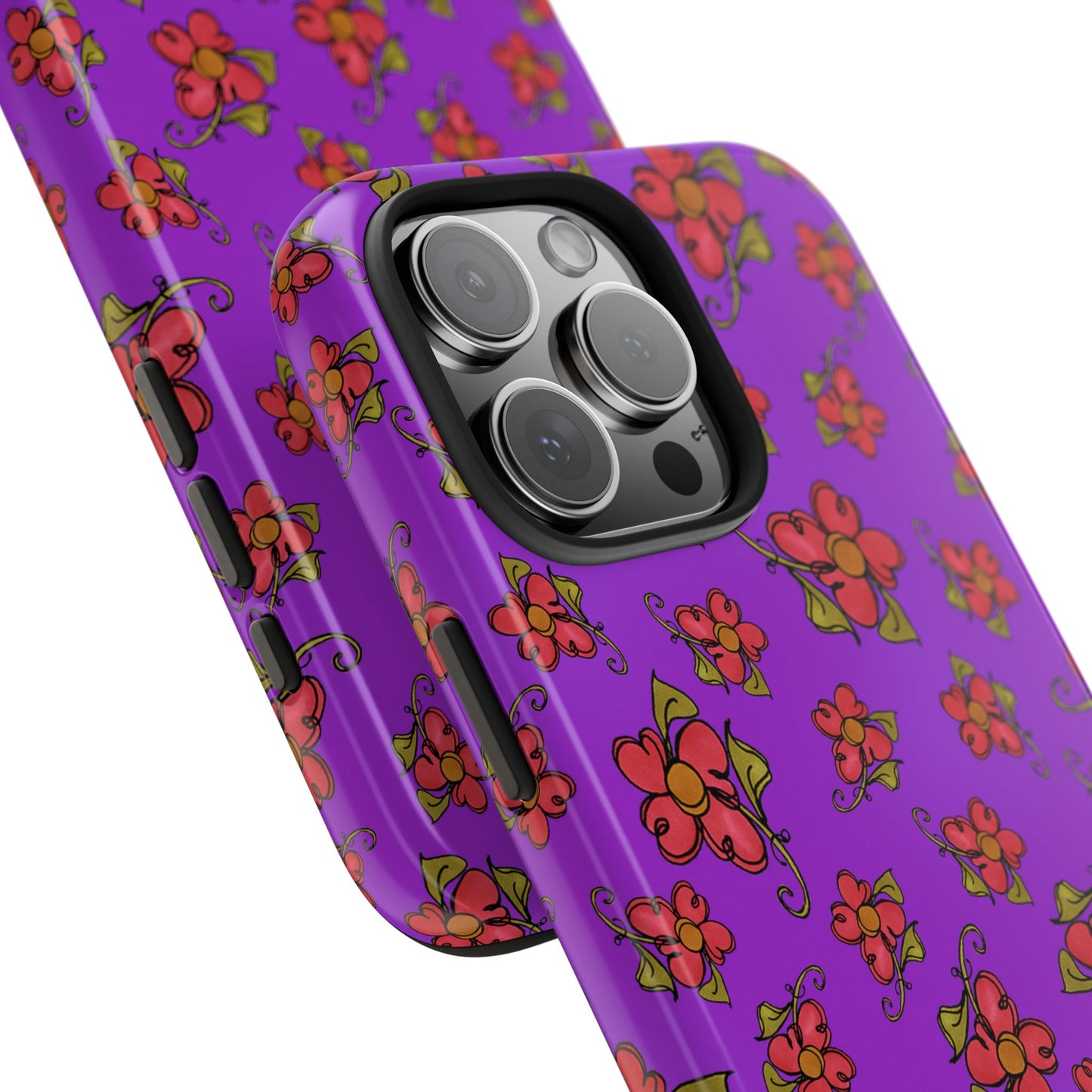Daisy Caper Purple Phone Case