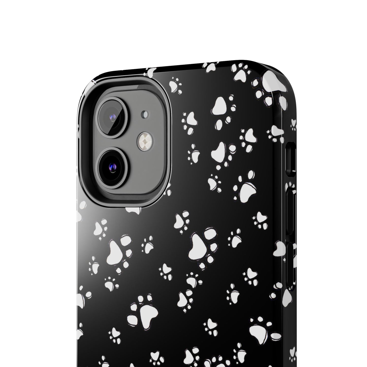 Paw Flakes Black Phone Case