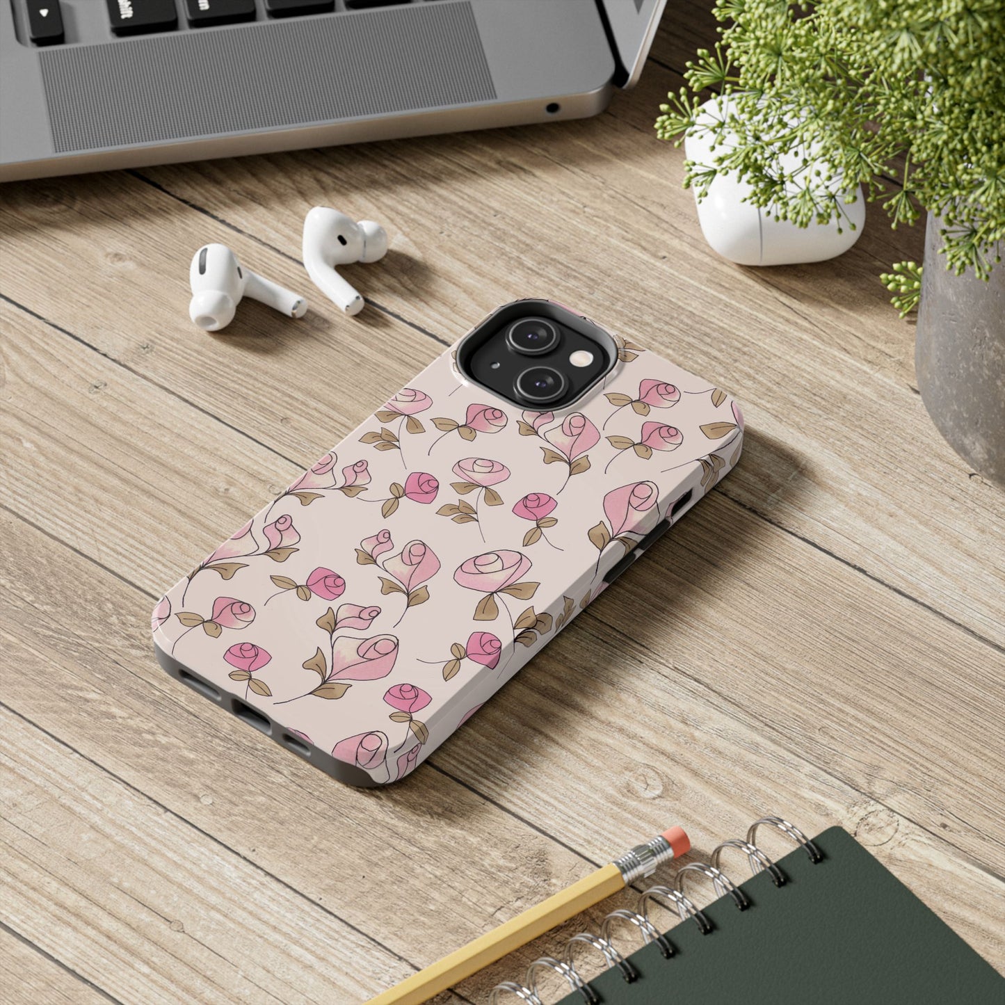 Simply Roses Pink Phone Case