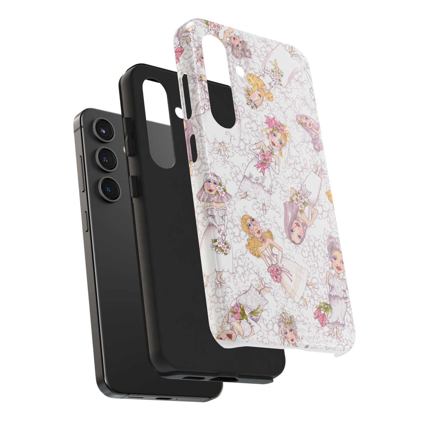 Bridal Scroll Phone Case