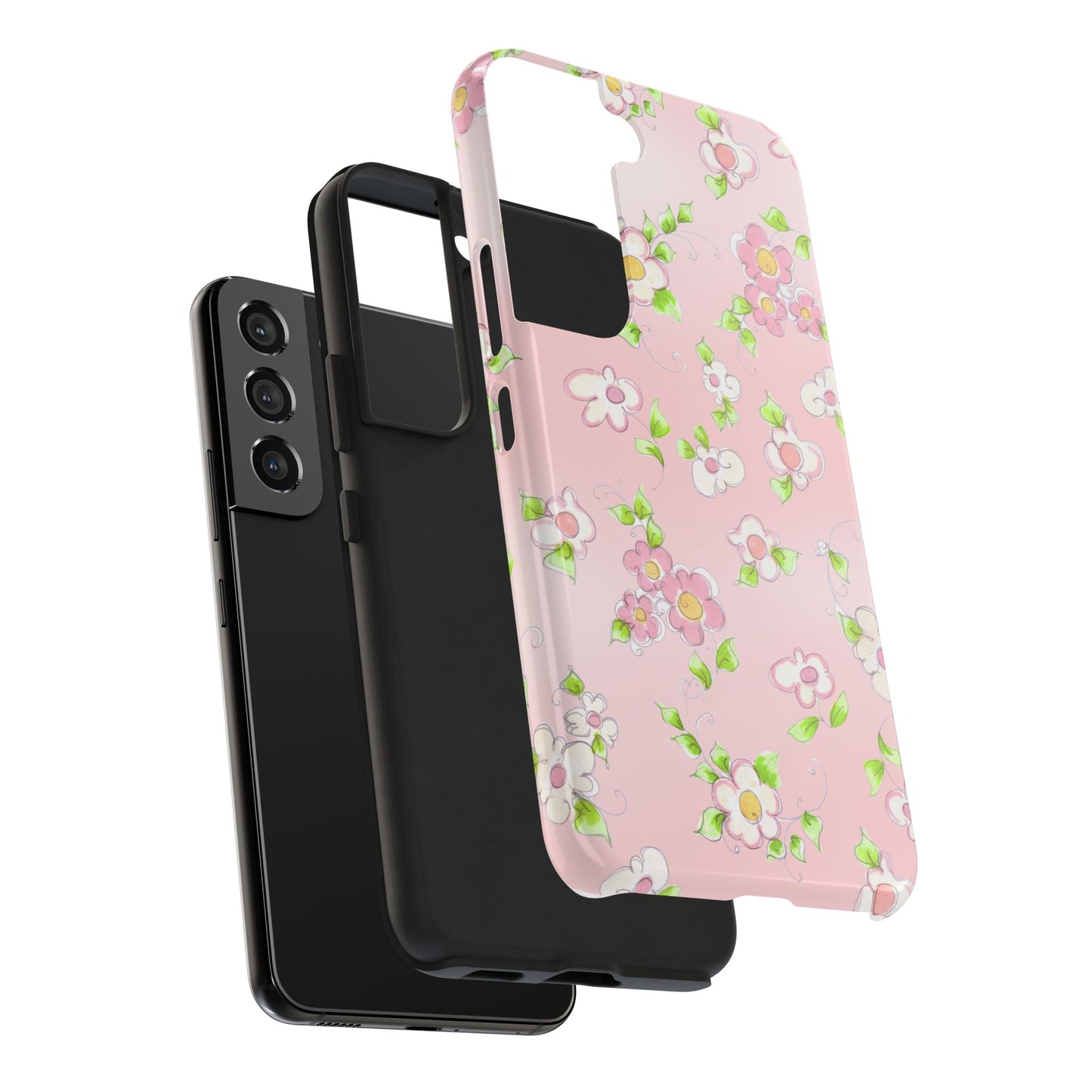 Precious Posies Pink Phone Case