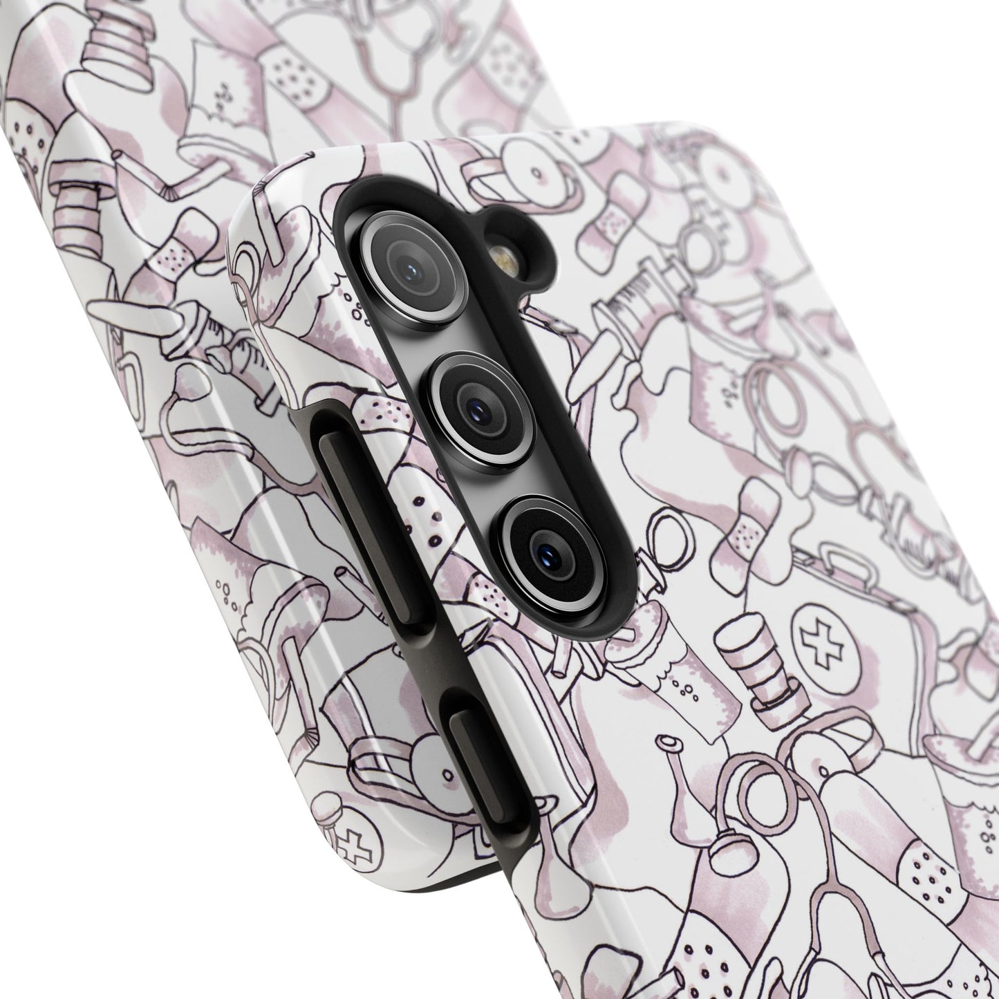 Med Stuff White Phone Case