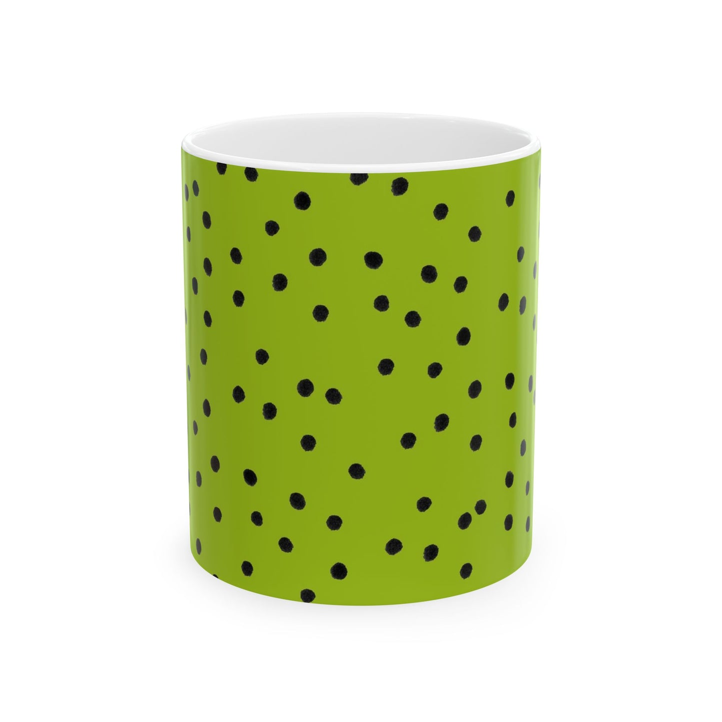 Dinky Dots Chartreuse / Black Cup