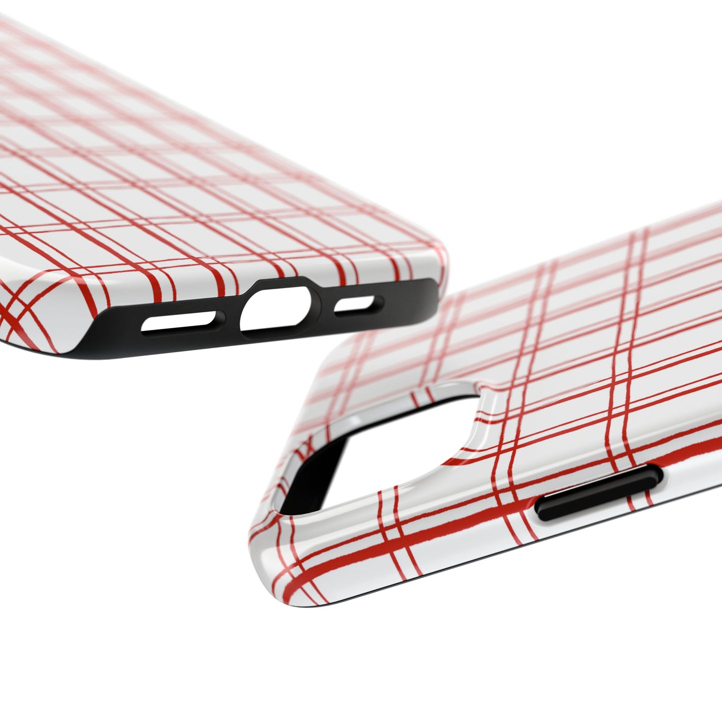 Kitchen Plaid White / Red Phone Case
