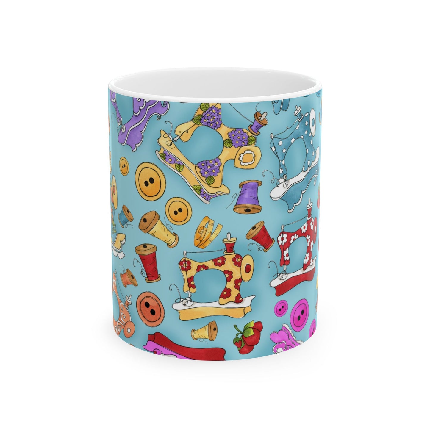 Sew Assorted Turquoise Cup