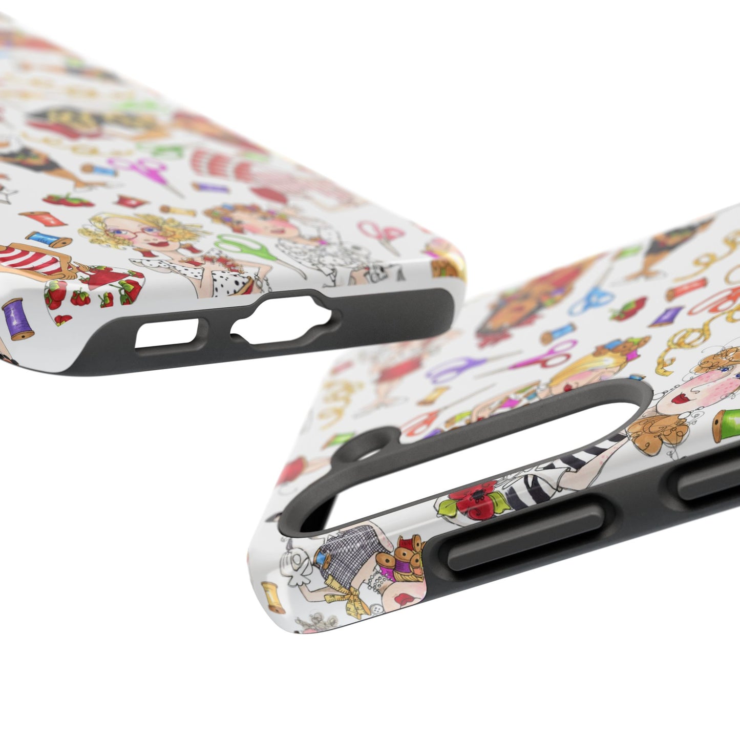 Sew Tossed White Phone Case