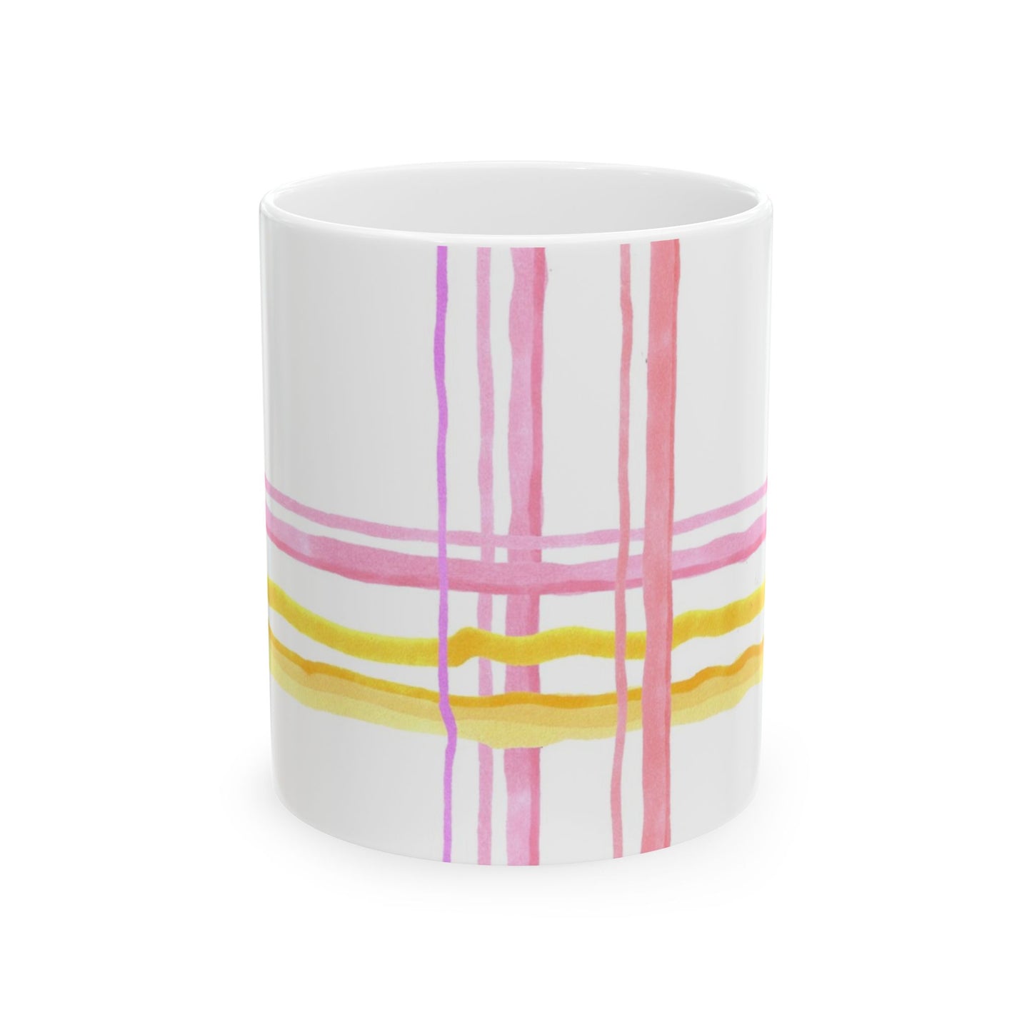 Cupcake Plaid Cup