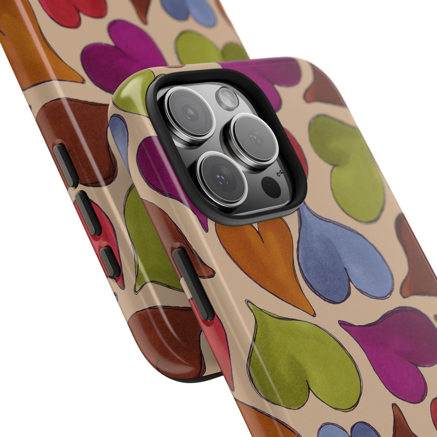 Big Hearted Khaki Phone Case