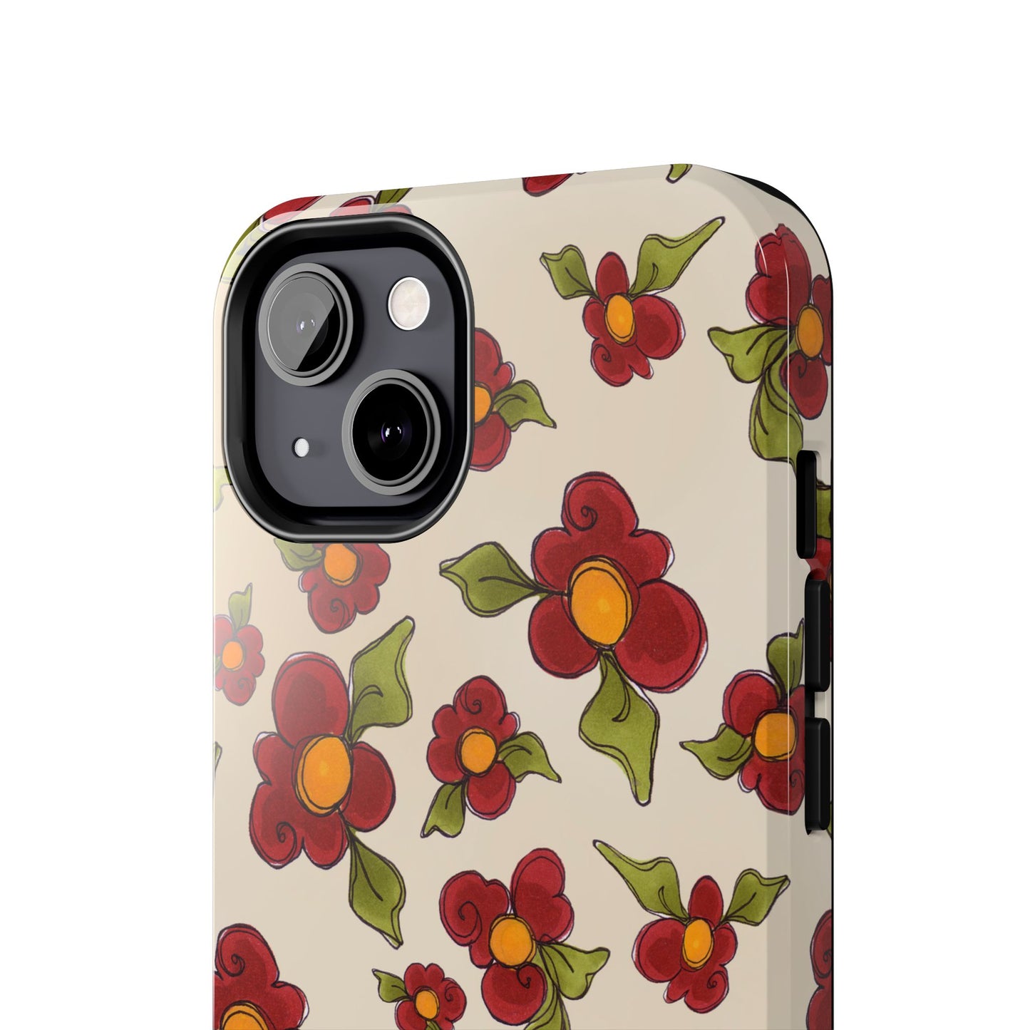 Chili Pepper Daisies Phone Case