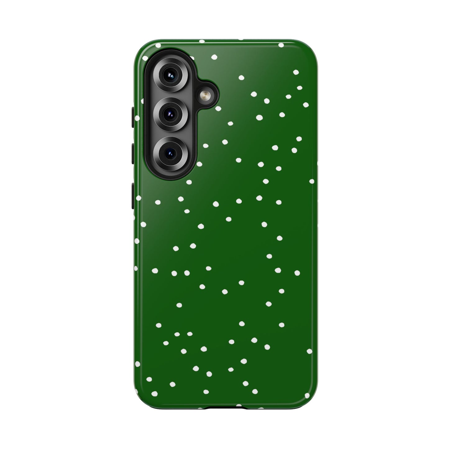 Dinky Dots Green / White Phone Case