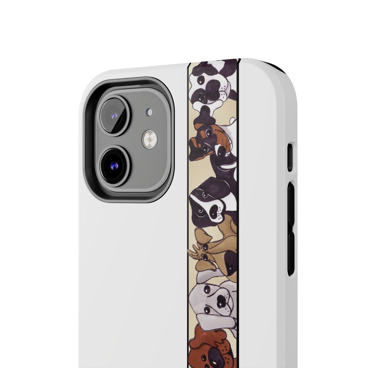 Doggie Delight Border Phone Case