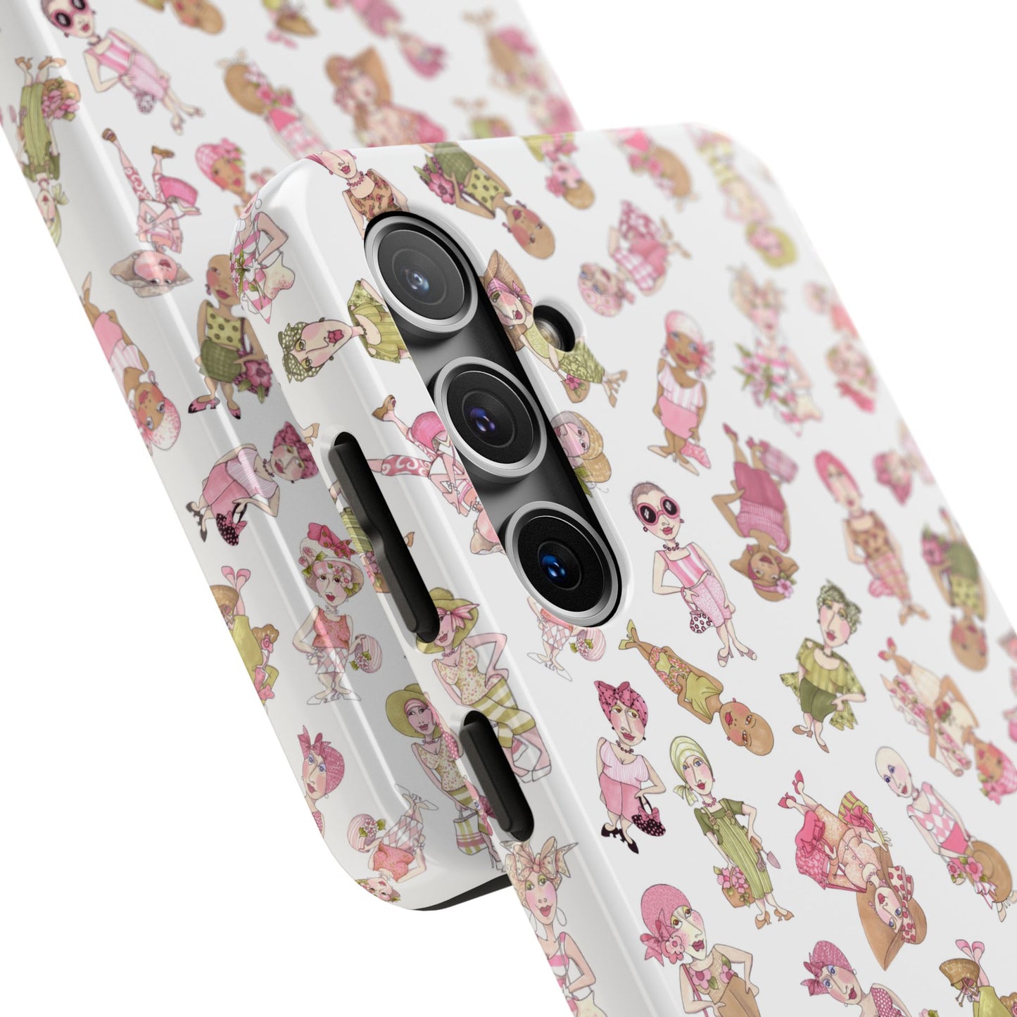 Tossed Ladies White Phone Case