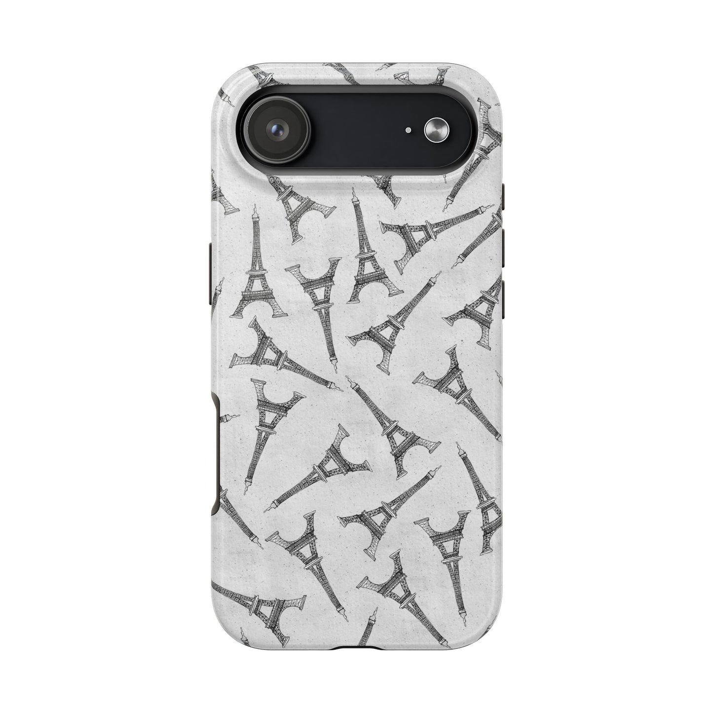 Eifelesque Silver Phone Case