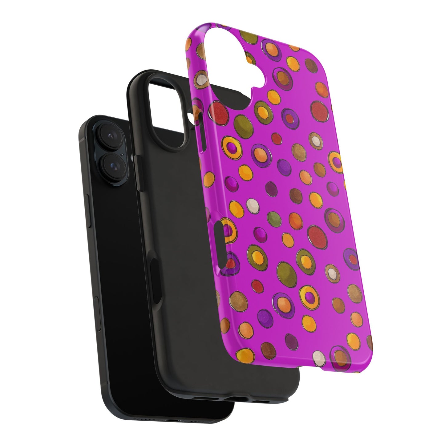 Double Dot Fuchsia Phone Case