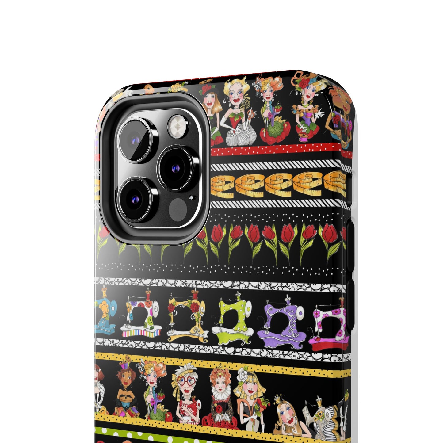 Curious Border Black Phone Case