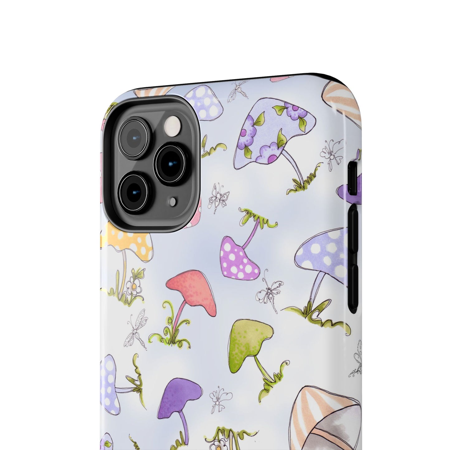 Mushroom Toss Blue Phone Case
