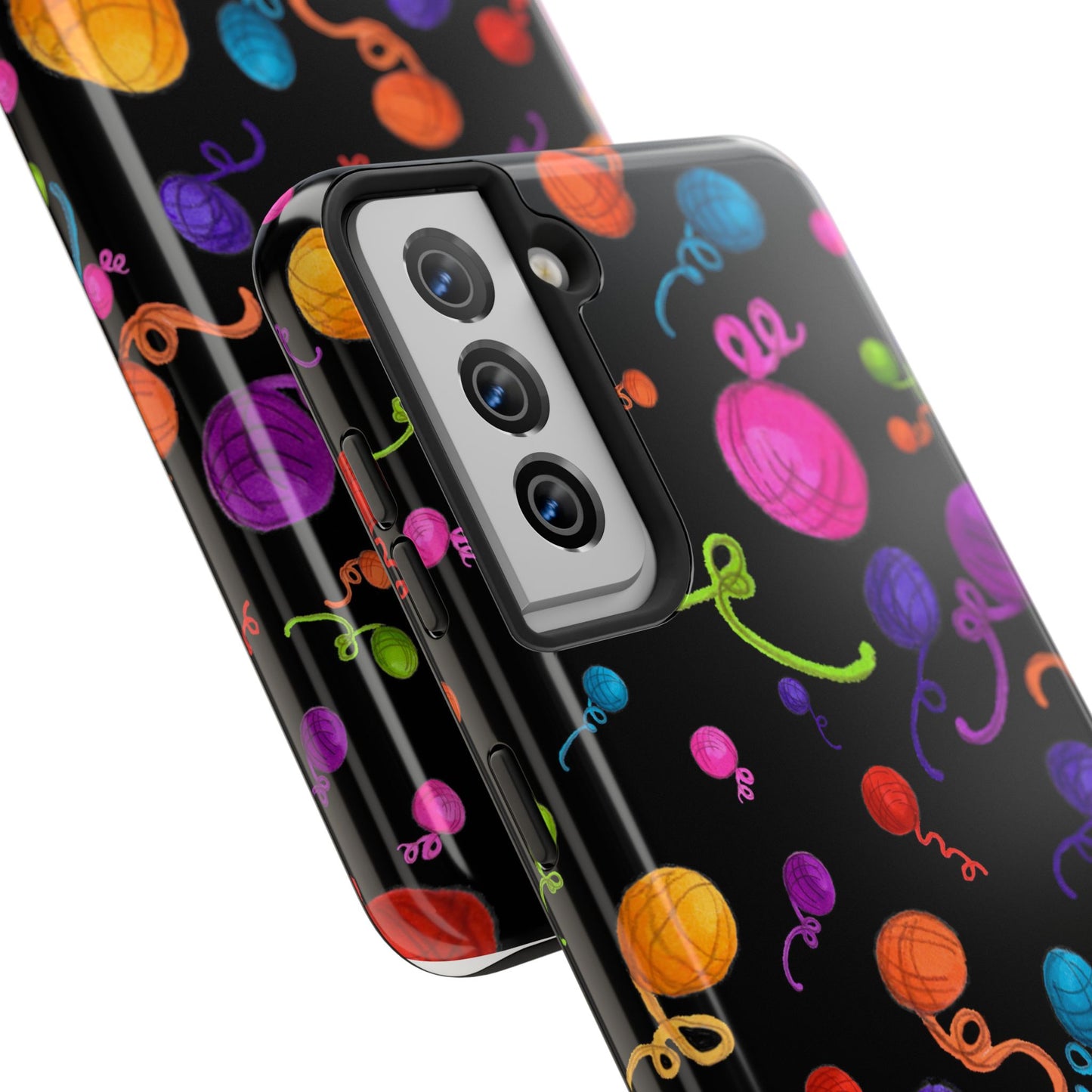 Yarniverse Black Phone Case