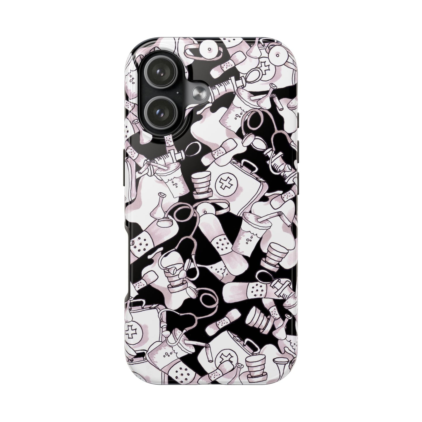 Med Stuff Black Phone Case