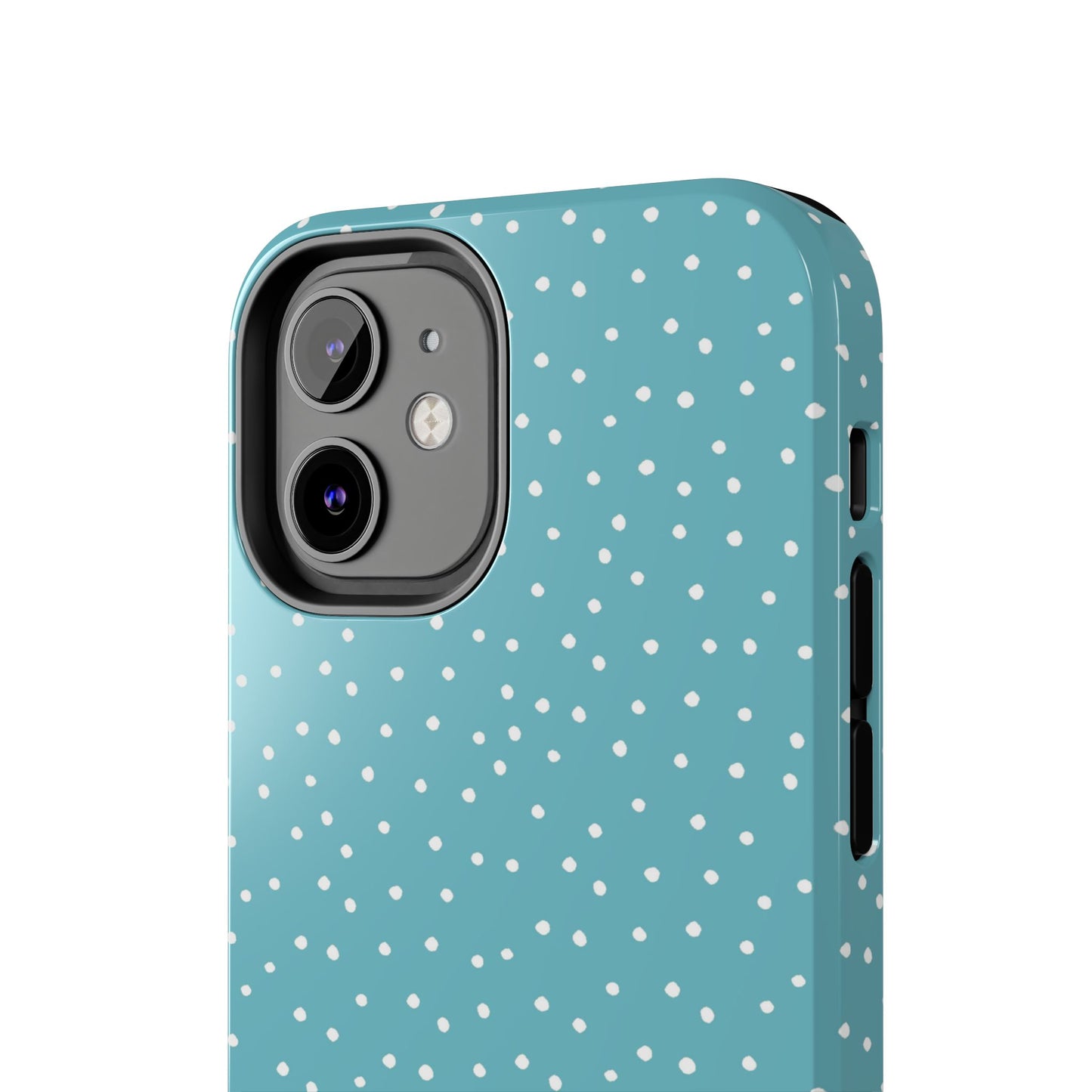 Dinky Dots Turquoise / White Phone Case