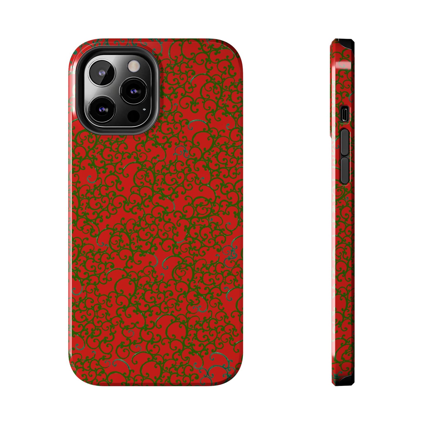 Scrollie Red / Green Phone Case