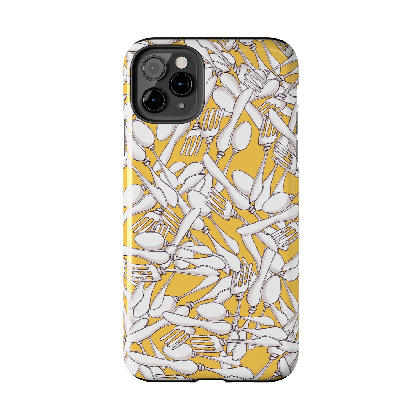 Silverware Wars Yellow Phone Case