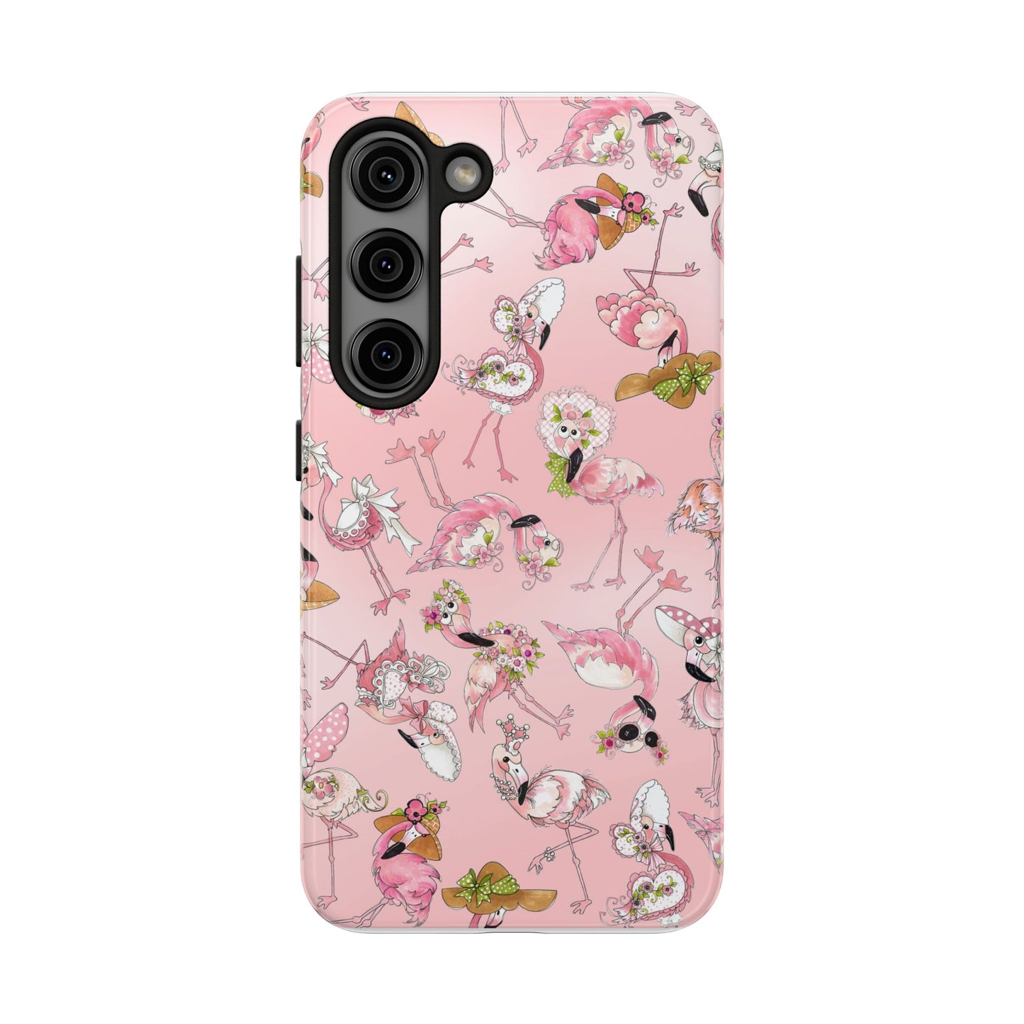 Tossed Flams Pink Phone Case