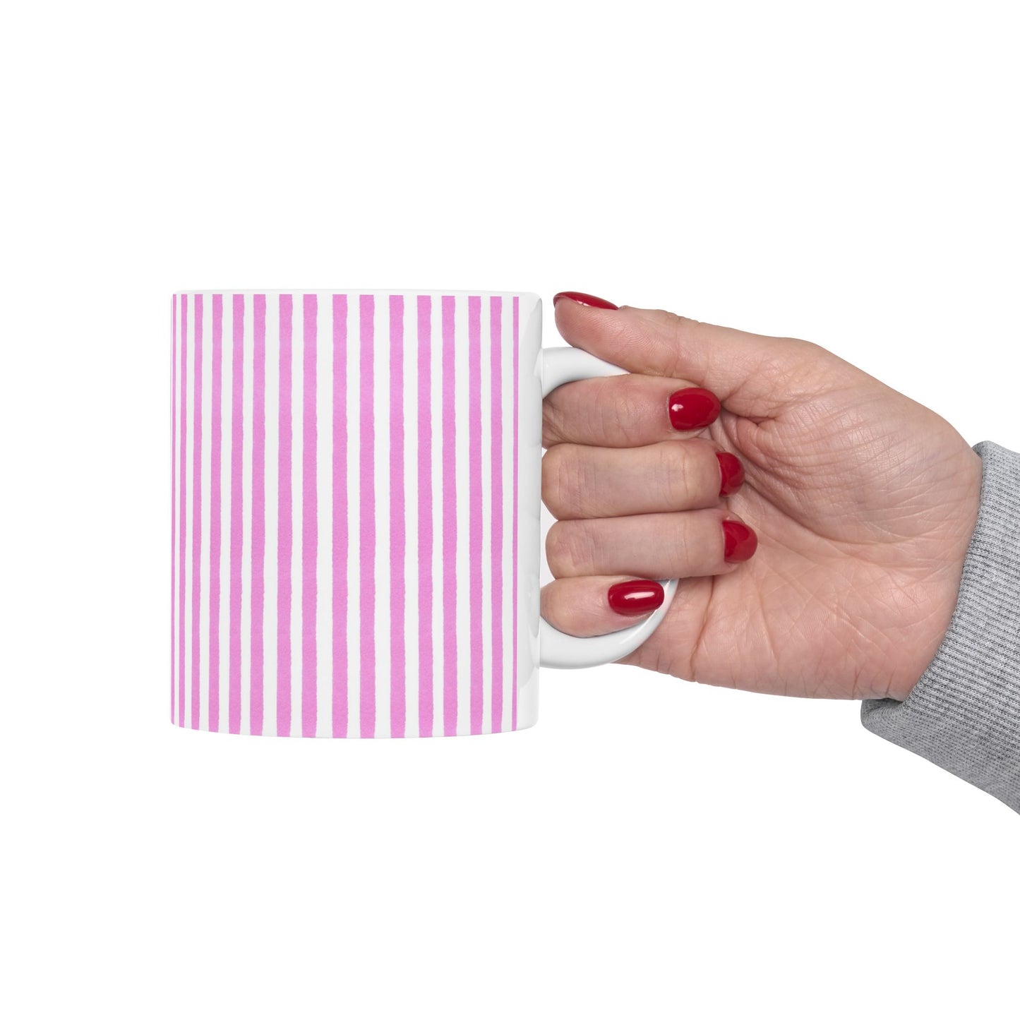 Lazy Stripe Pink Cup