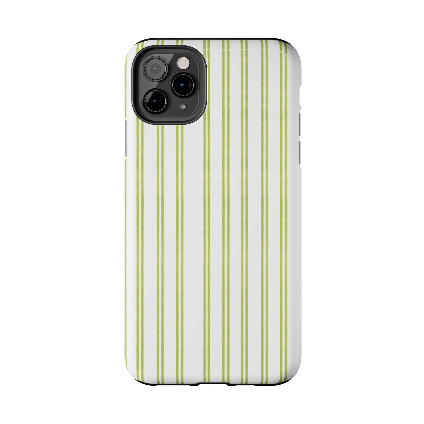 Green Double Stripe Phone Case