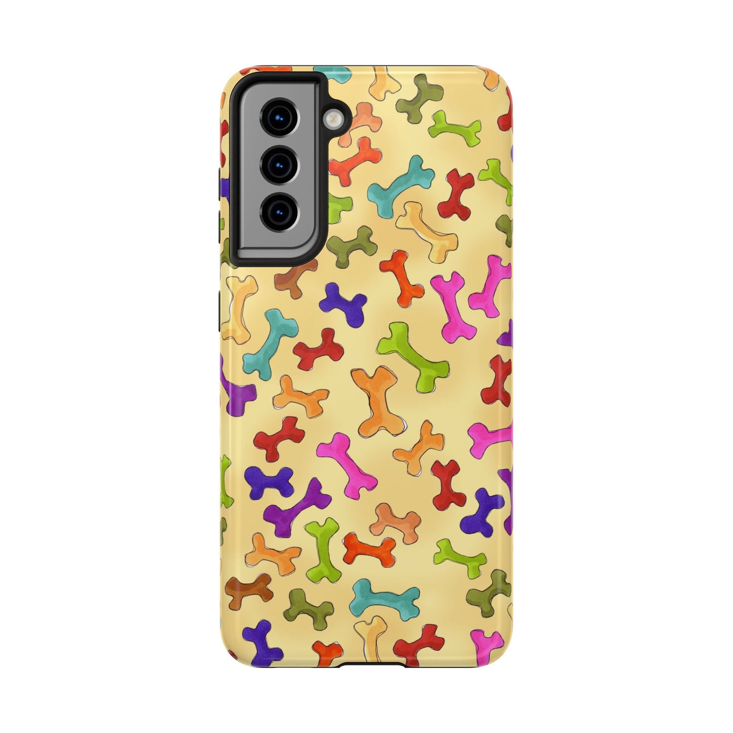 Happy Bones Yellow Phone Case