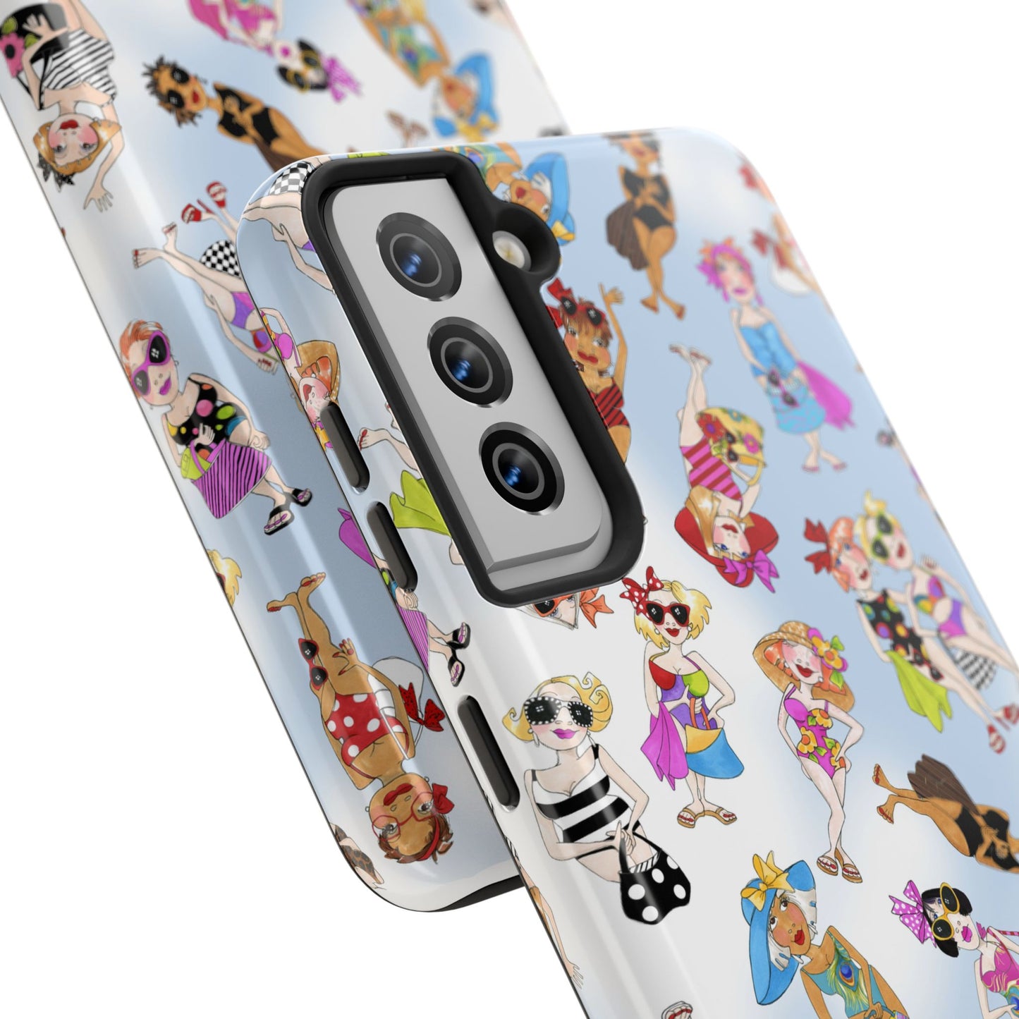 Tossed Beauties Blue Sky Phone Case