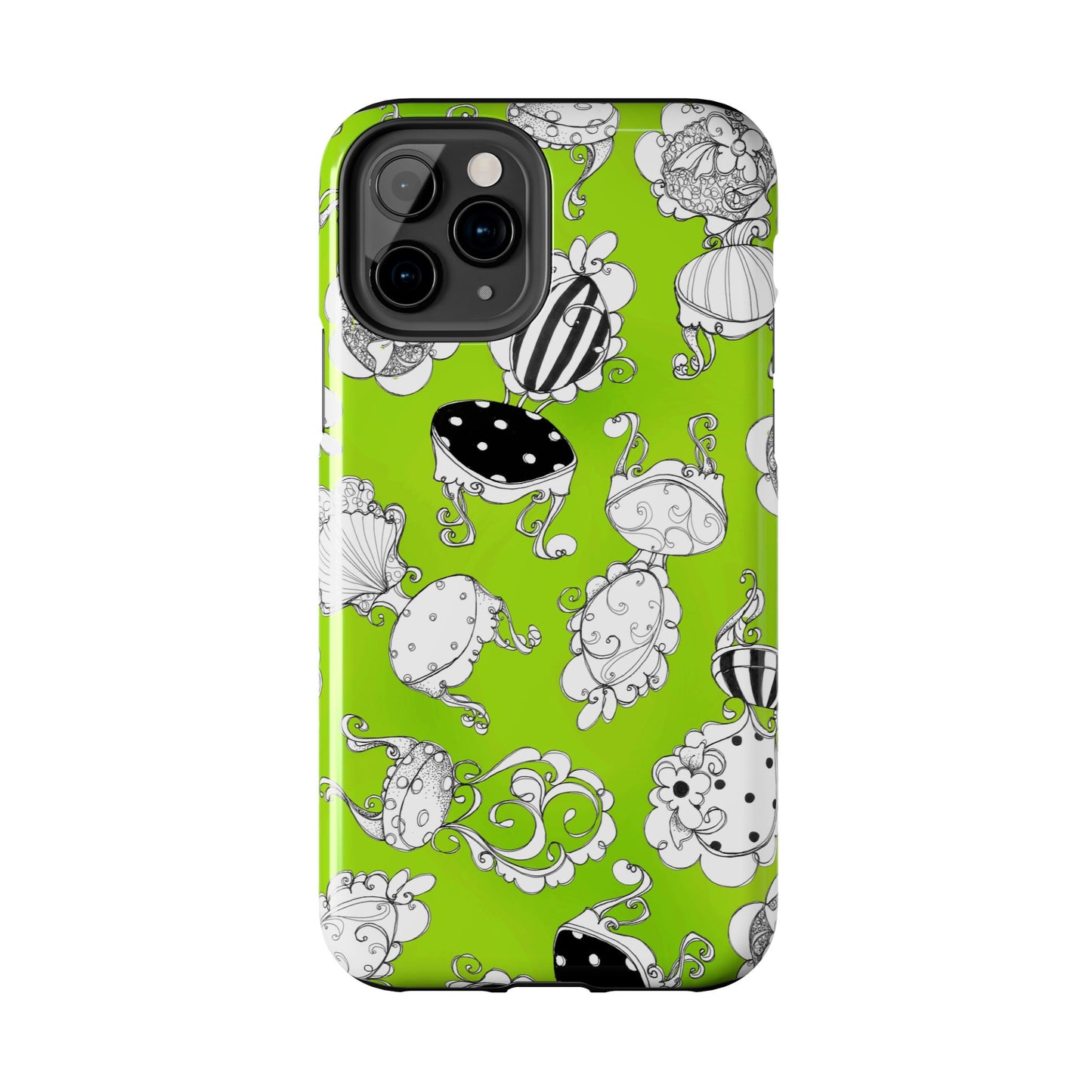 Bistro Chairs Lime Phone Case