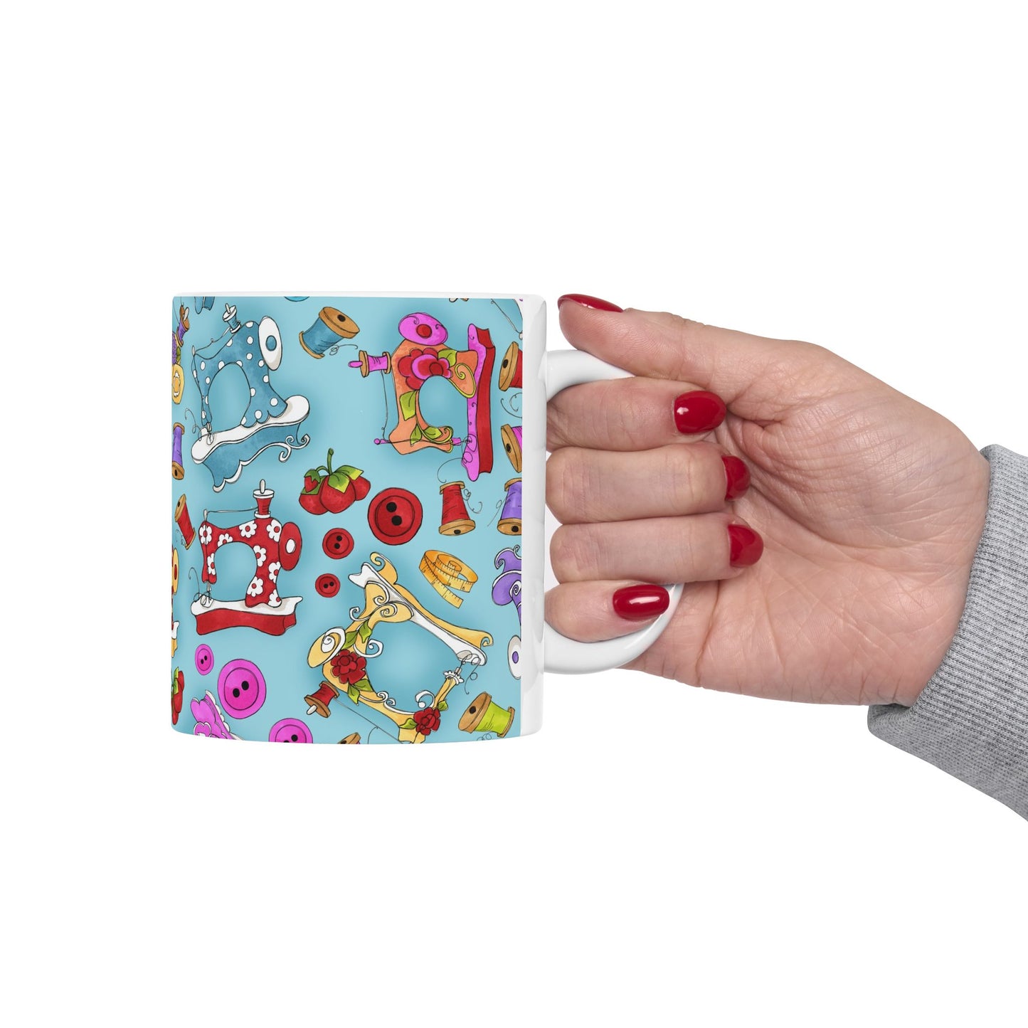 Sew Assorted Turquoise Cup