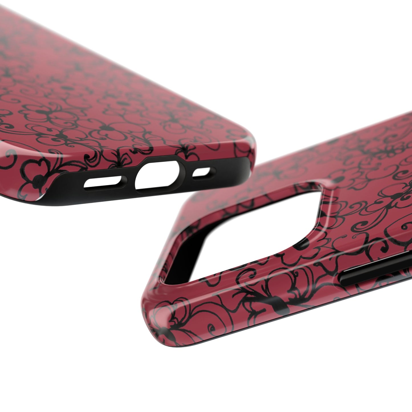 Daisy Jungle Red Phone Case