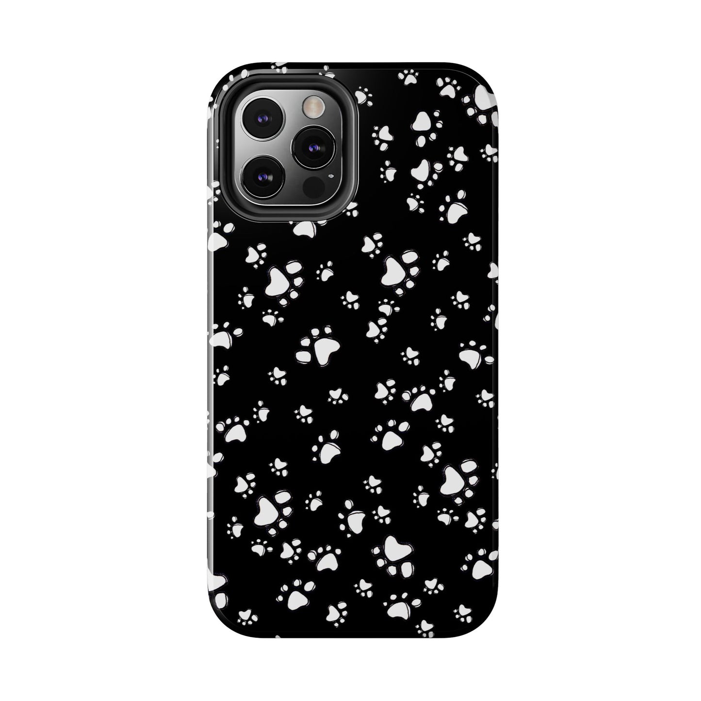 Paw Flakes Black Phone Case