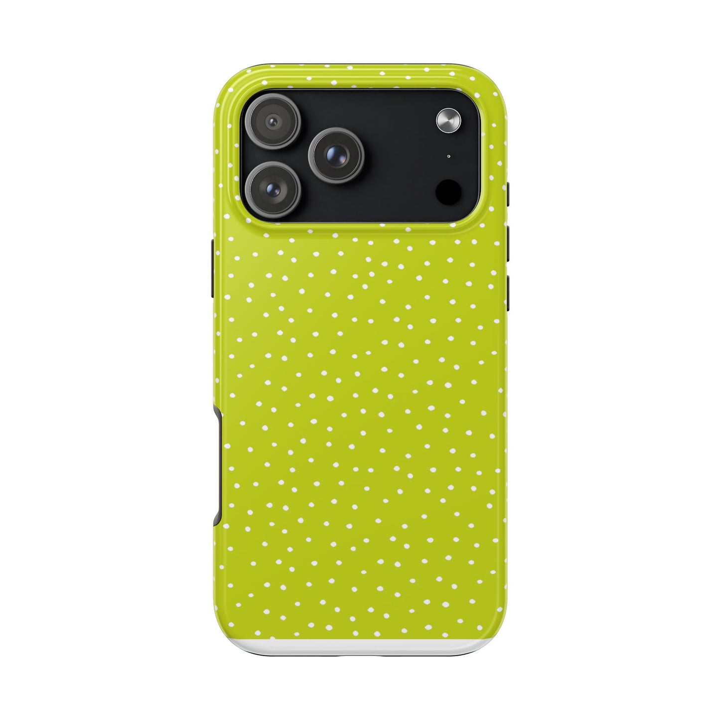 Dinky Dots Lime / White Phone Case