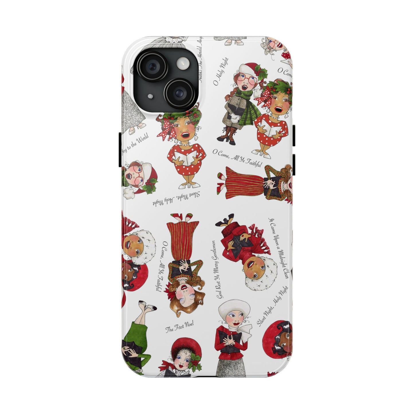 Tossed Carolers Phone Case