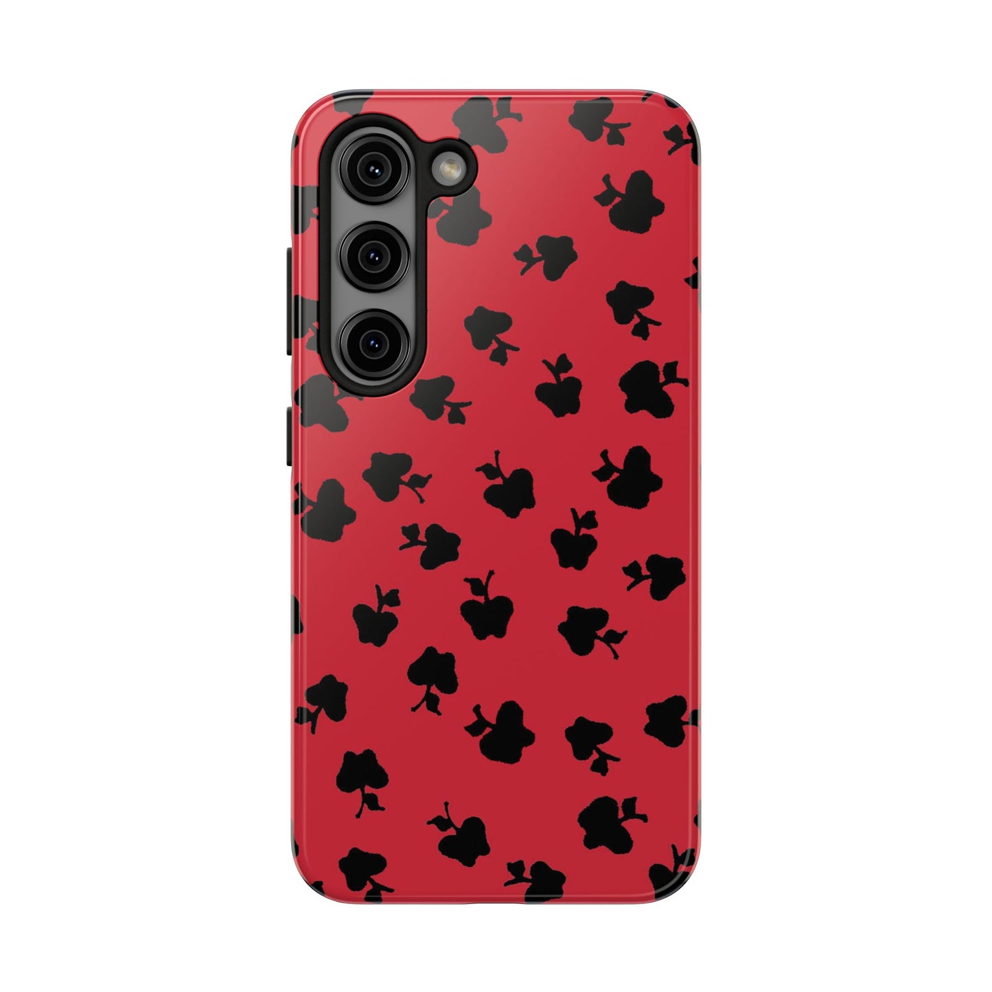 Happy Apples Red / Black Phone Case