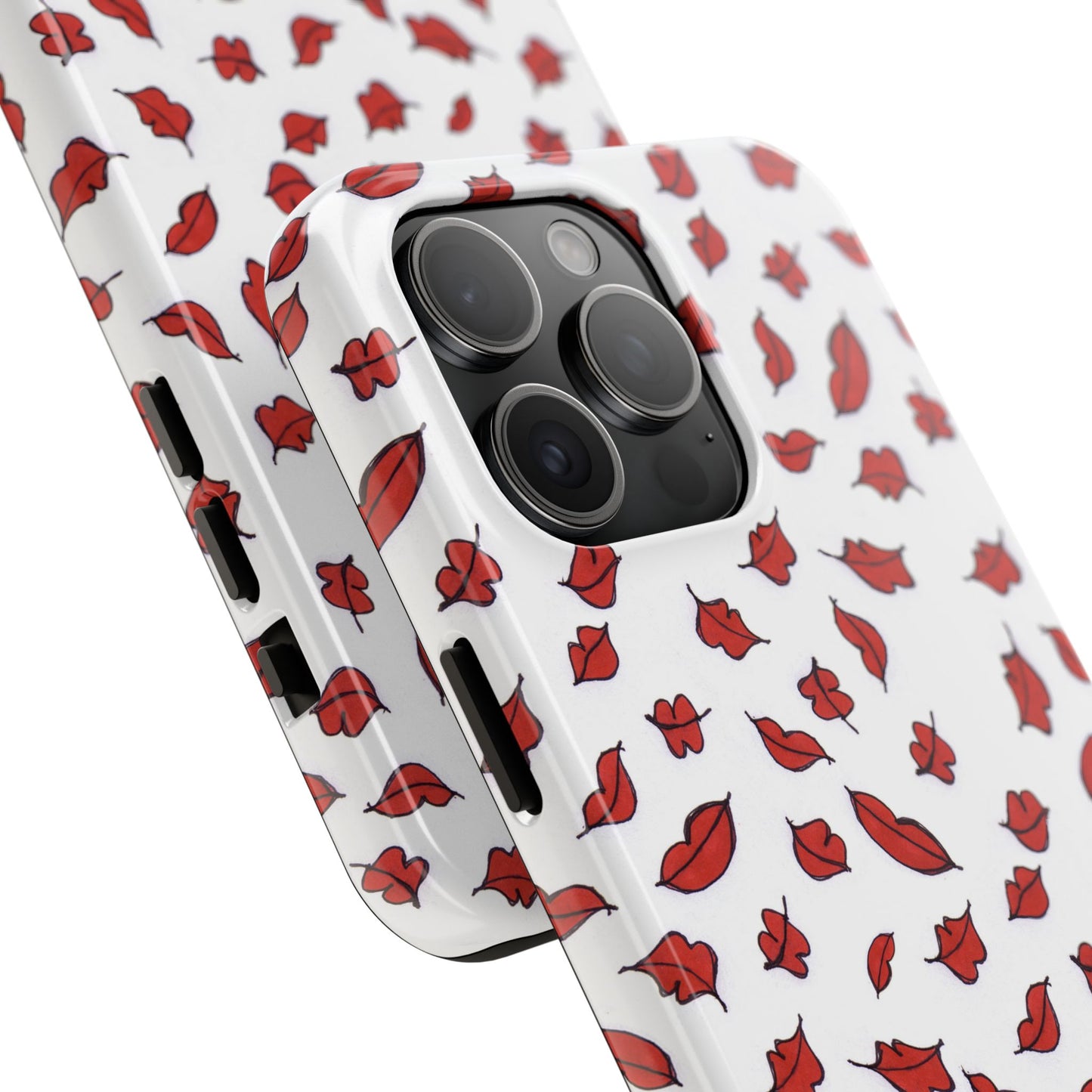 Autumn Lips White Phone Case